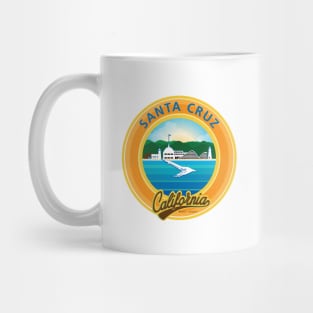 Santa Cruz City Scape California CA Mug